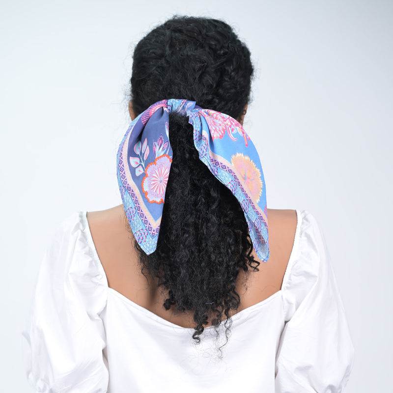 EQUATORIAL BANDANA - BLUE