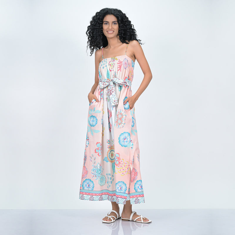 EQUATORIAL SWIMSUIT COVER UP - PEACH