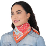 Like a Fish in Water Cotton Bandana - Red