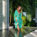 FLORET CAFTAN - GREEN