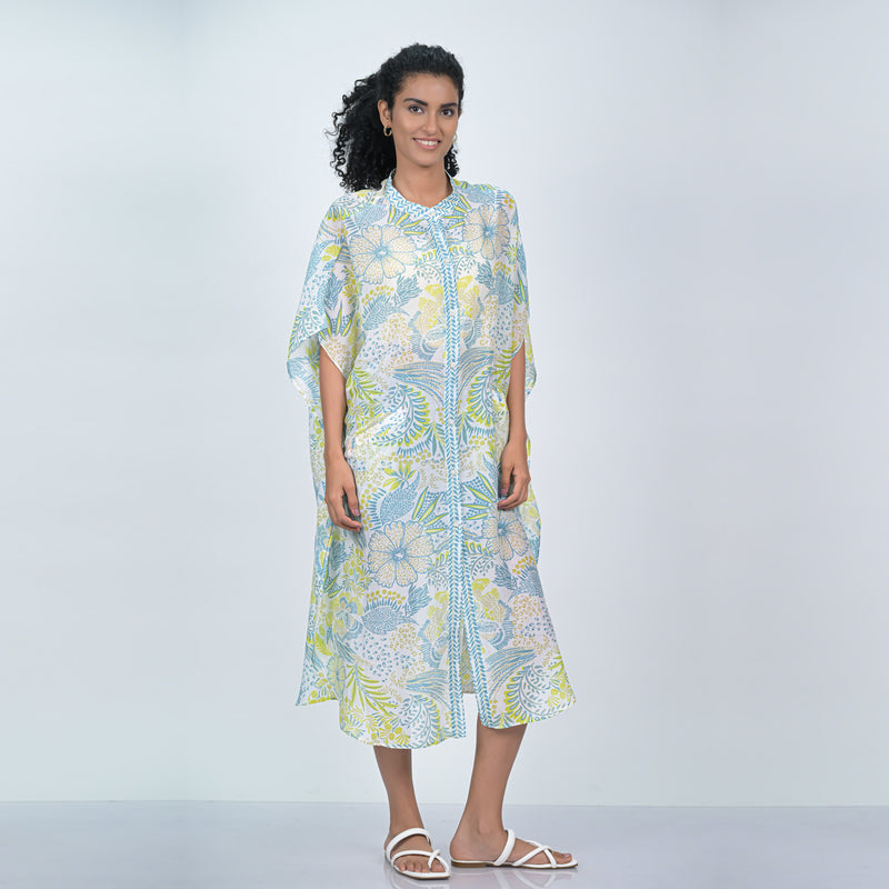 FLORET CAFTAN - PEARL