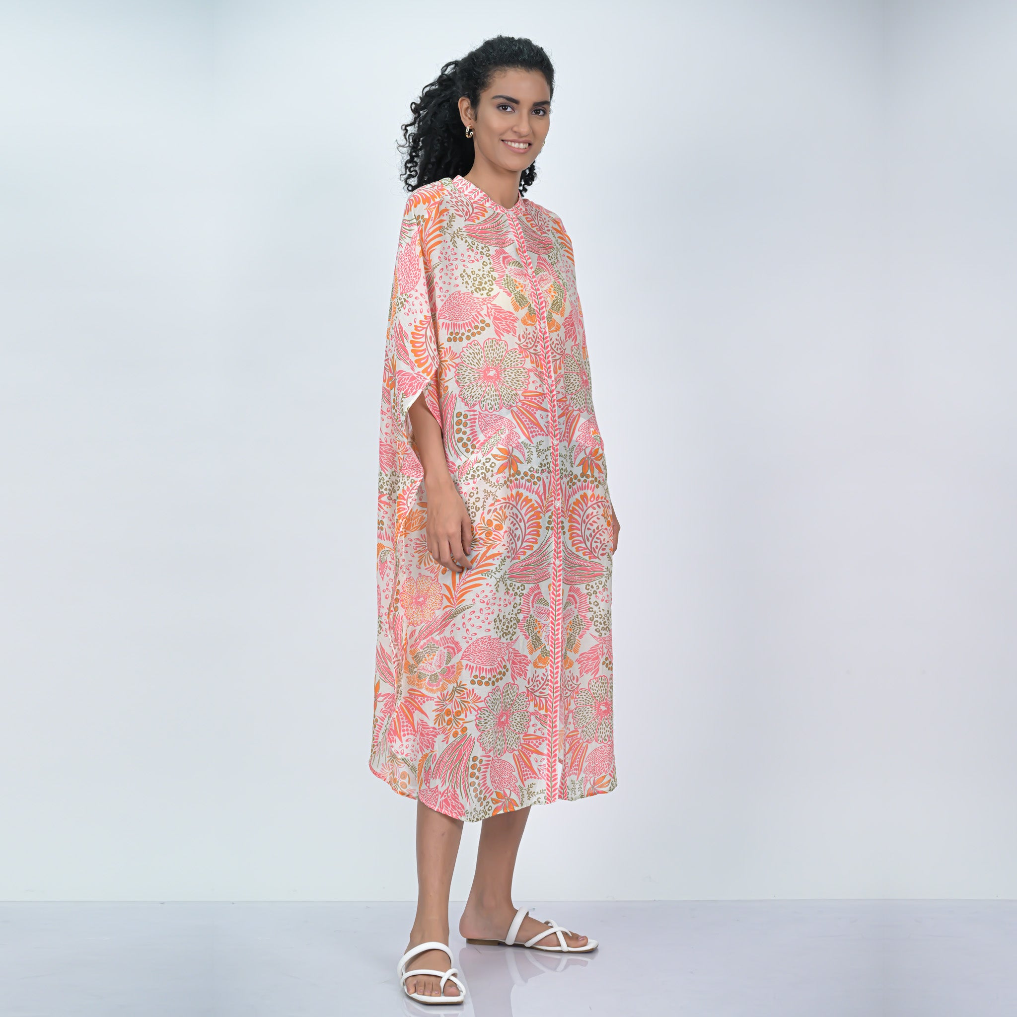 FLORET CAFTAN - PINK