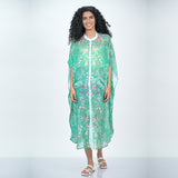 FOLIAGE HARMONY CAFTAN - GREEN