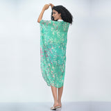 FOLIAGE HARMONY CAFTAN - GREEN