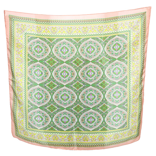 GEOMETRIC PRINT BANDANA - PEAR