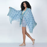 GEOMETRIC KIMONO - BLUE