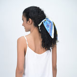 IKAT LEMON PRINT BANDANA - BLUE
