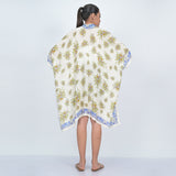 LEAF CASCADE KIMONO - YELLOW