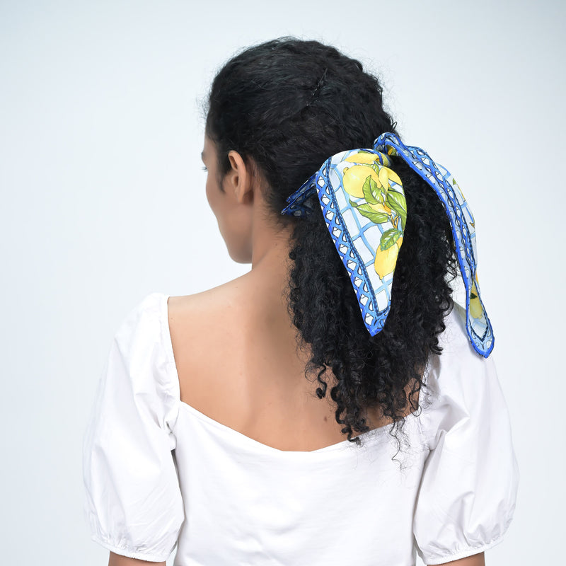 LEMONADE BANDANA - BLUE