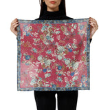 RETRO BLOOM BANDANA - MAROON