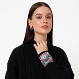 RETRO BLOOM BANDANA - MAROON