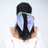 MOSAIC PRINT BANDANA - LAVENDER