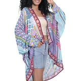 Mix Print Kimono Cardigan - Multi