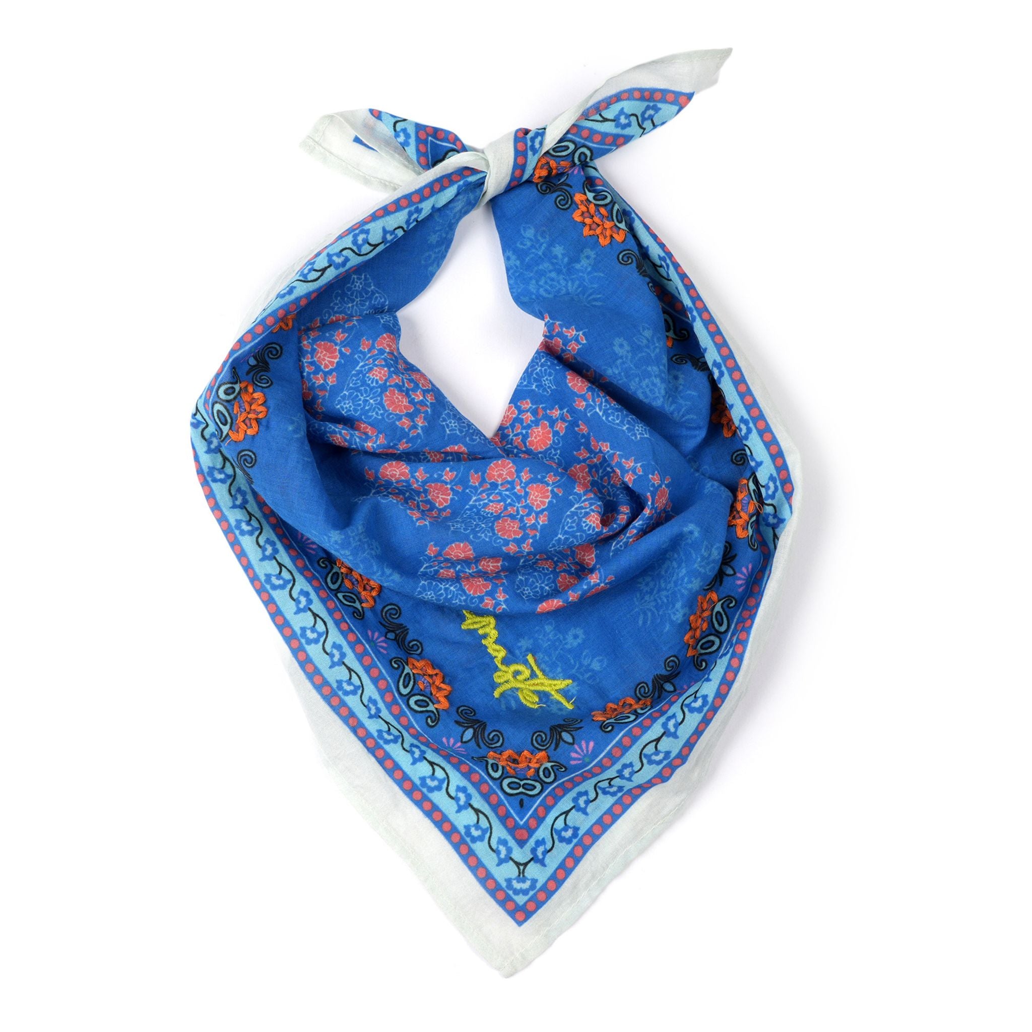 Namaste Cotton Bandana - Blue