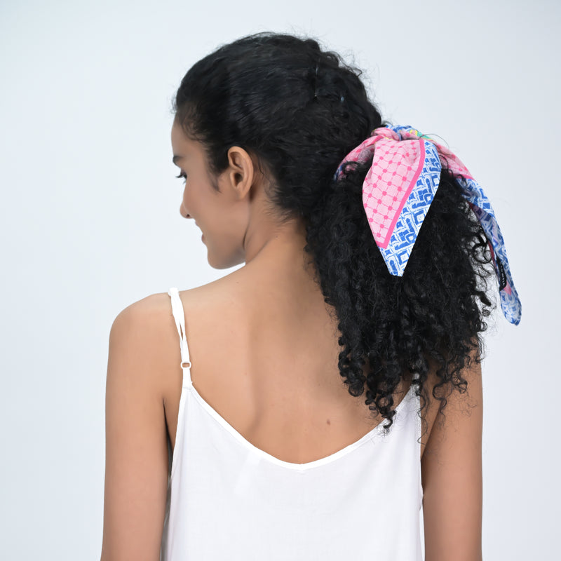 PALM TREE BANDANA - PINK