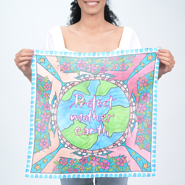 PERFECT MOTHER EARTH BANDANA - BLUE