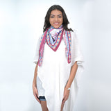 PINE FLAMINGO SCARF - MAROON