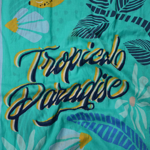 Tropical Paradise Scarf - Green