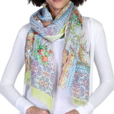 Spring Mosaic Garden Scarf