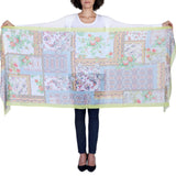 Spring Mosaic Garden Scarf