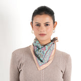 Floralia Bandana - Turquoise - view 3