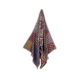 Geometric Jacquard Scarf - Terracotta - view 9