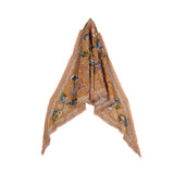 Meadow Jacquard Scarf - Mustard - view 8