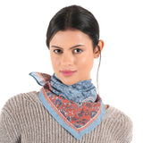 Paisley Floral Bandana - Powder Blue - view 2
