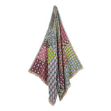 Geometric Jacquard Scarf - Dusty Blush - view 9