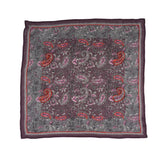 Paisley Floral Bandana - Plum - view 3