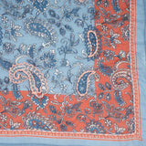 Paisley Floral Bandana - Powder Blue - view 7