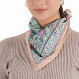 Floralia Bandana - Turquoise - view 10