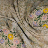 Autumn Bloom Jacquard Scarf - Light Green - view 7