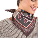Curious Botanist Whimsical Bandana - Brown - view 3