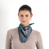 Floralia Bandana - Ink Blue - view 2