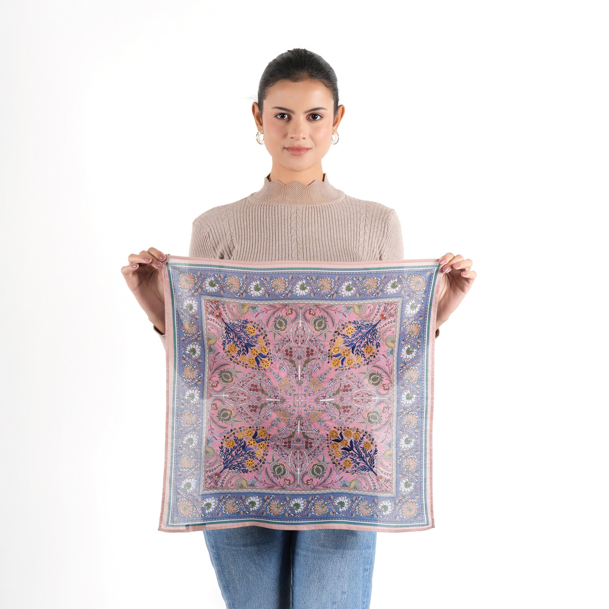 Florentine Bandana - Peach Blue - view 10