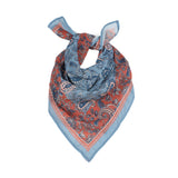 Paisley Floral Bandana - Powder Blue - view 8