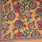 Pomegranate Floral Bandana - Mustard - view 9