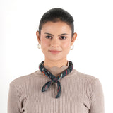 Floralia Bandana - Midnight Black - view 4