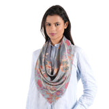 Meadow Heritage Square Scarf - Violet - view 2