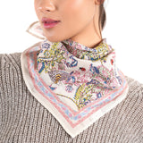 Floral & Bee Bandana - Beige - view 3