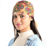 Pomegranate Floral Bandana - Mustard - view 7