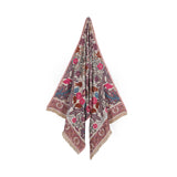 Periwinkle Jacquard Scarf - Rosewood Pink - view 9