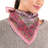 Paisley Floral Bandana - Pink - view 3
