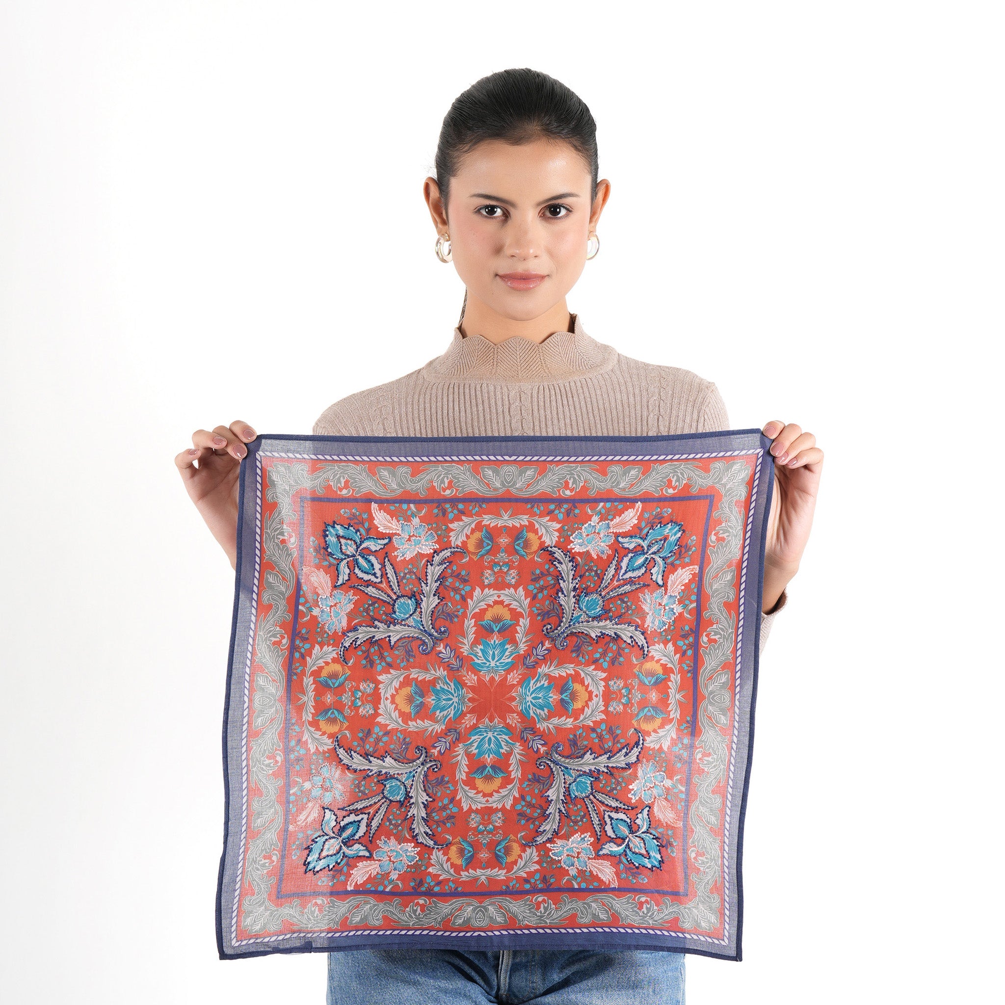 Floralia Bandana - Terracotta - view 10