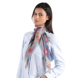 Meadow Heritage Square Scarf - Violet - view 4