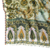 Rustic Garden Scarf - Moss Green - view 6