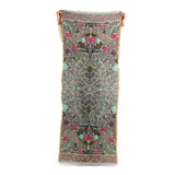 Periwinkle Jacquard Scarf - Green