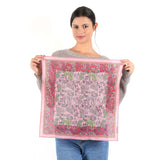 Paisley Floral Bandana - Pink