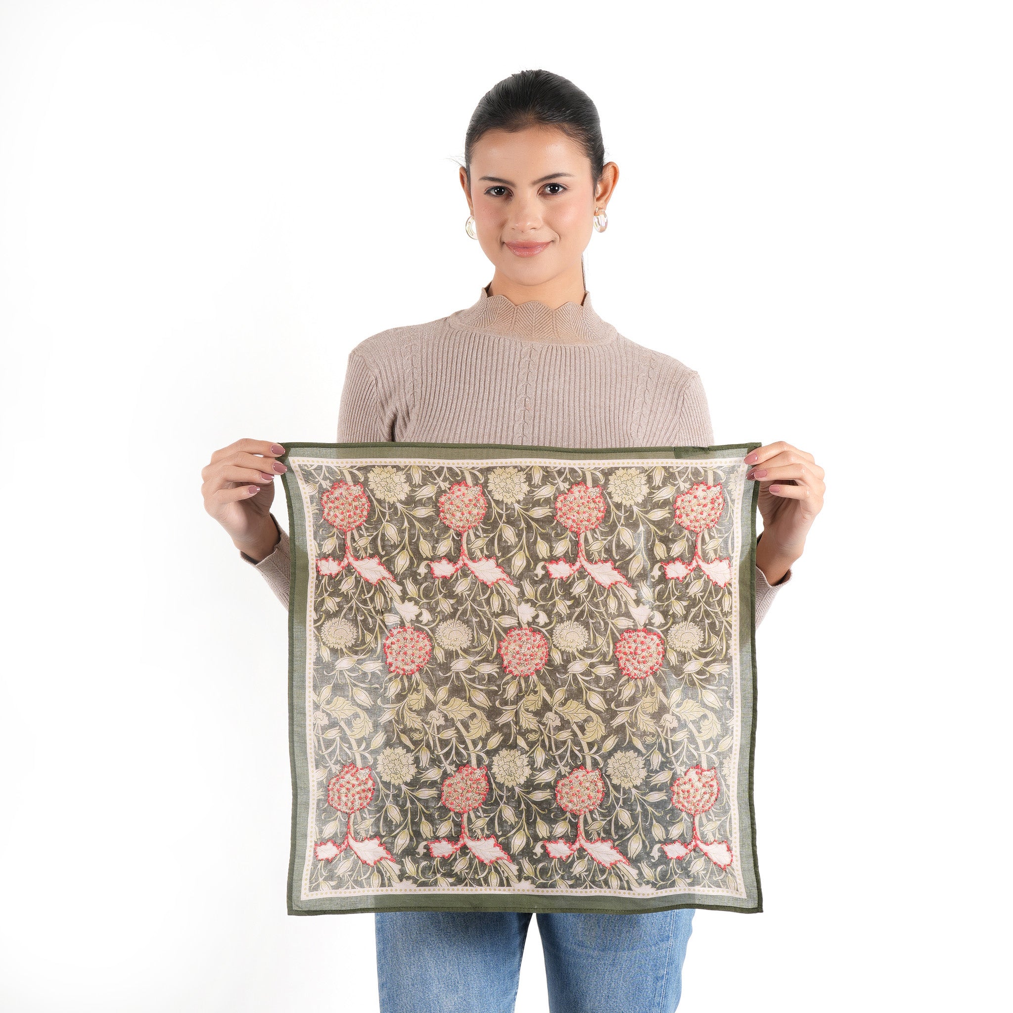 Wildflower Symphony Bandana - Sage Green - view 11